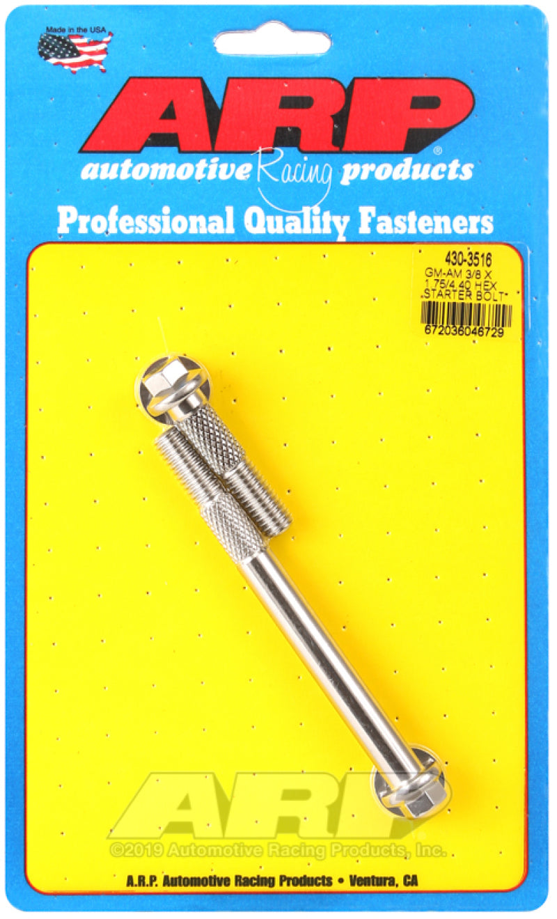 ARP GM 3/8 X 1.750/4.400 Hex SS Starter Bolt Kit Hardware Kits - Other ARP