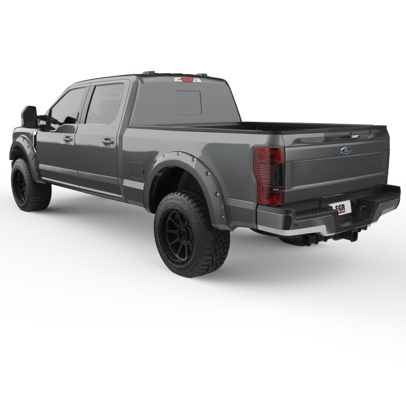 EGR 2017 Ford Super Duty Bolt-On Look Color Match Fender Flares - Set - Magnetic Metallic Fender Flares EGR