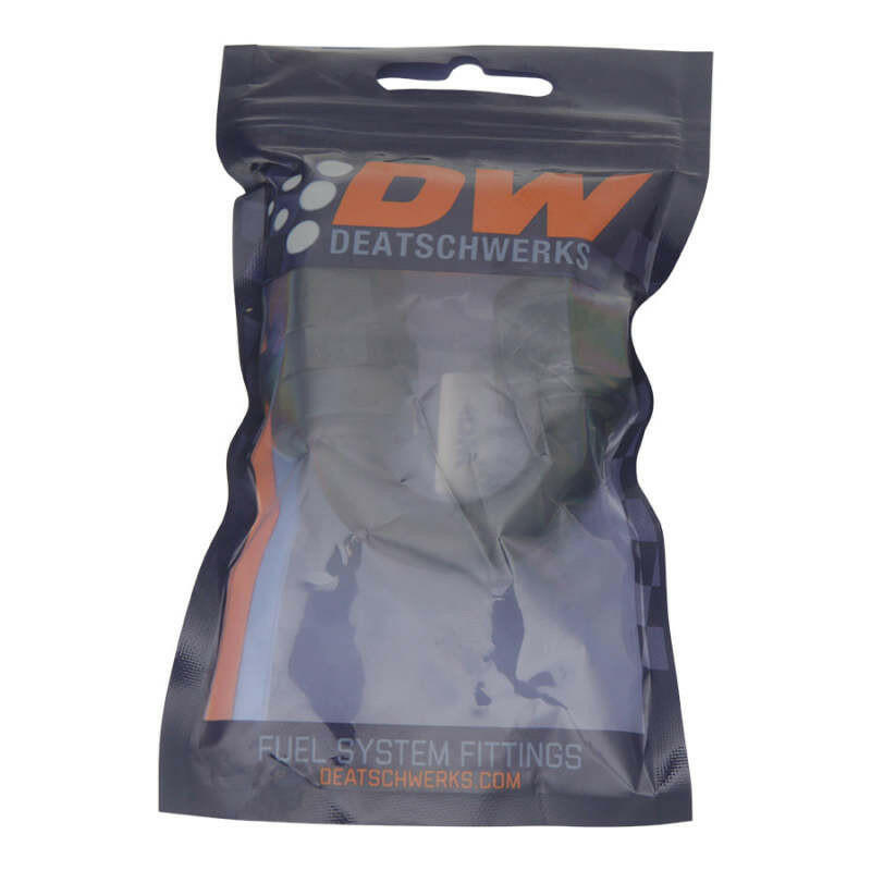 DeatschWerks 8AN Female Swivel 180-Degree Hose End CPE - Anodized Matte Black Fittings DeatschWerks