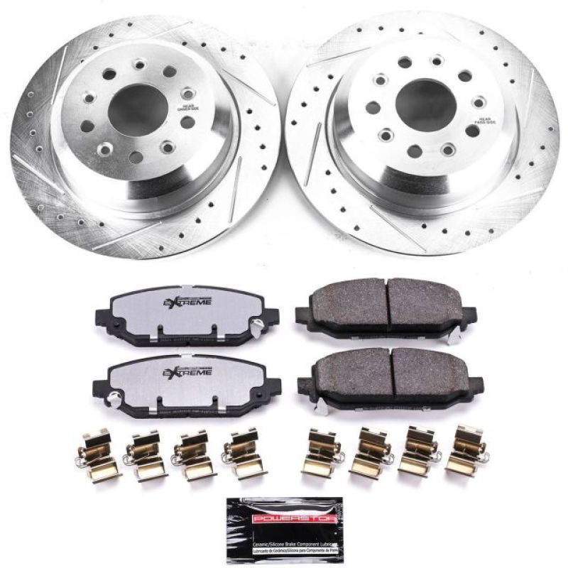 Power Stop 18-19 Jeep Wrangler Rear Z36 Truck & Tow Brake Kit Brake Kits - Performance D&S PowerStop