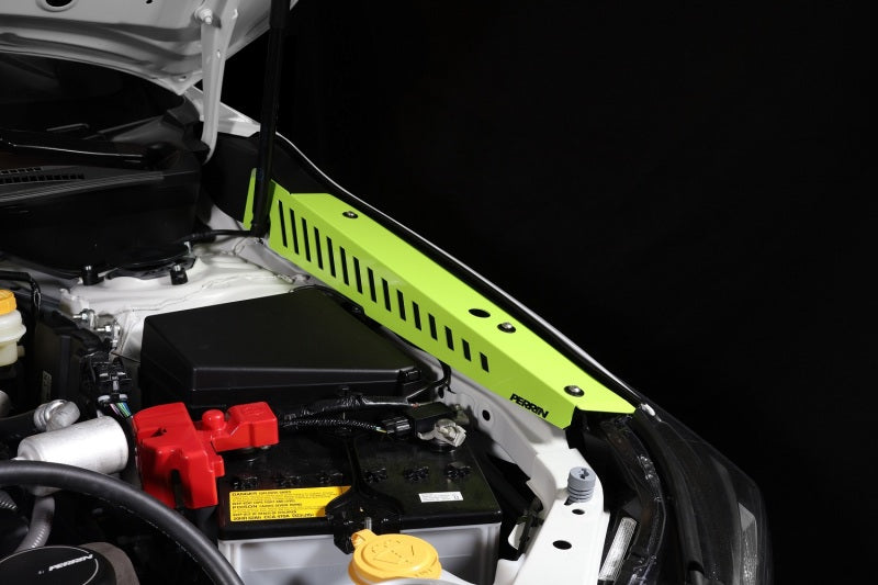PERRIN 22-25 Subaru WRX Fender Shroud Set - Neon Yellow Exterior Trim Perrin Performance