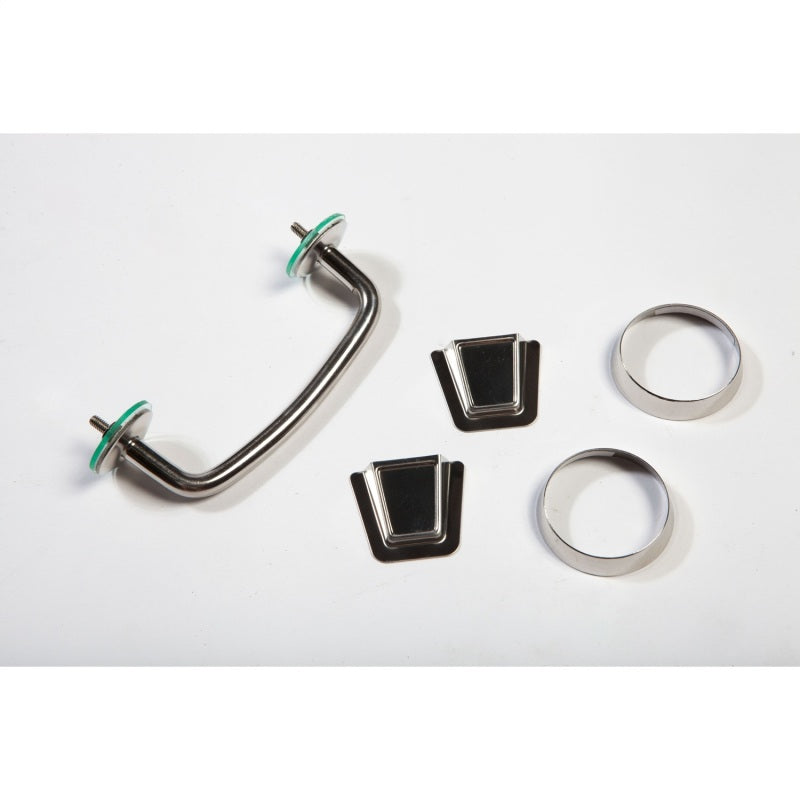 Rugged Ridge 13-18 Jeep Wrangler Tie Stainless Steel Down Hood Kit Hoods Rugged Ridge