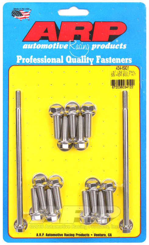 ARP LS1 LS2 SS Hex Oil Pan Bolt Kit Hardware Kits - Other ARP