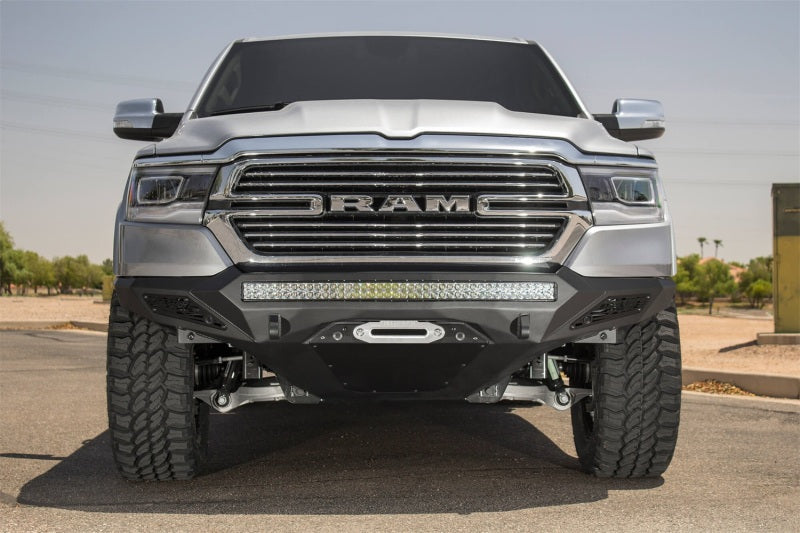 Addictive Desert Designs 19 Ram 1500 Stealth Fighter Front Bumper w/ Winch Mount & Sensor Cut Outs Bumpers - Steel Addictive Desert Designs