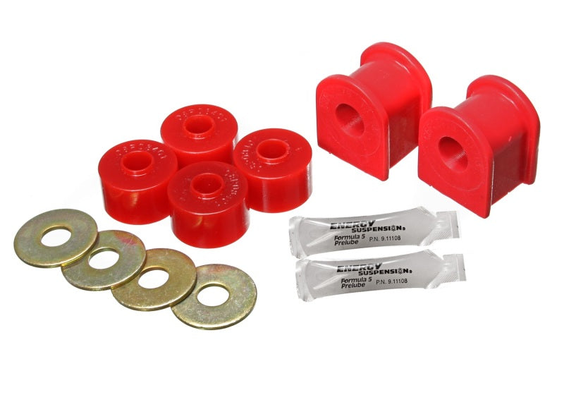 Energy Suspension 2005-07 Ford F-250/F-350 SD 2/4WD Front Sway Bar Bushing Set - 13/16inch - Red Bushing Kits Energy Suspension