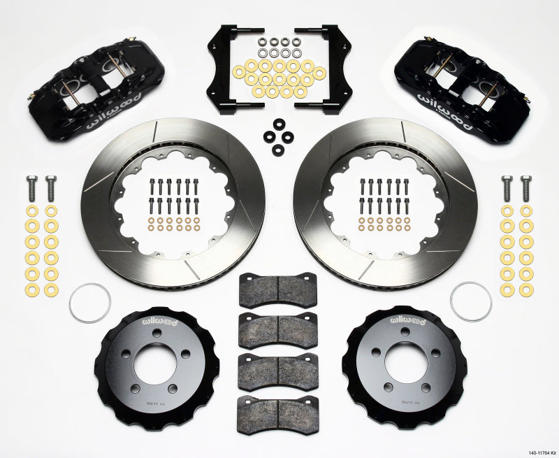 Wilwood AERO6 Front Hat Kit 14.25 2006-10 Magnum/Challenger/Charger/300C Big Brake Kits Wilwood