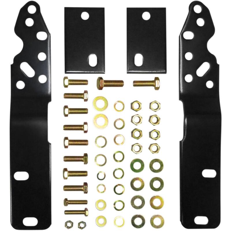 Westin/Fey 72-93 Fleet Side / 97-98 F-250/350HD (Exc. 250LD) Universal Bumper Mount Kit - Black Hardware Kits - Other Westin