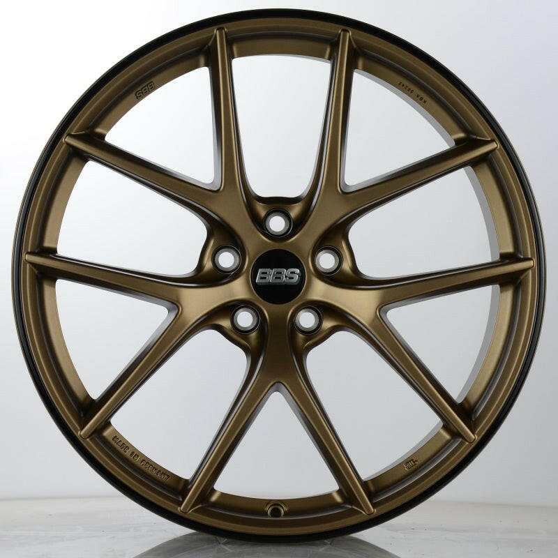 BBS CI-R 20x11.5 5x120 ET52 Bronze Rim Protector Wheel -82mm PFS/Clip Required Wheels - Cast BBS