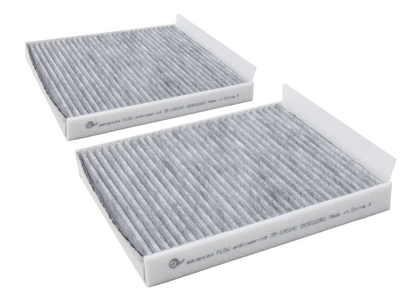 aFe 09-19 BMW 5/6/7 Series Various Models Carbon Cabin Air Filter (Pair) Cabin Air Filters aFe