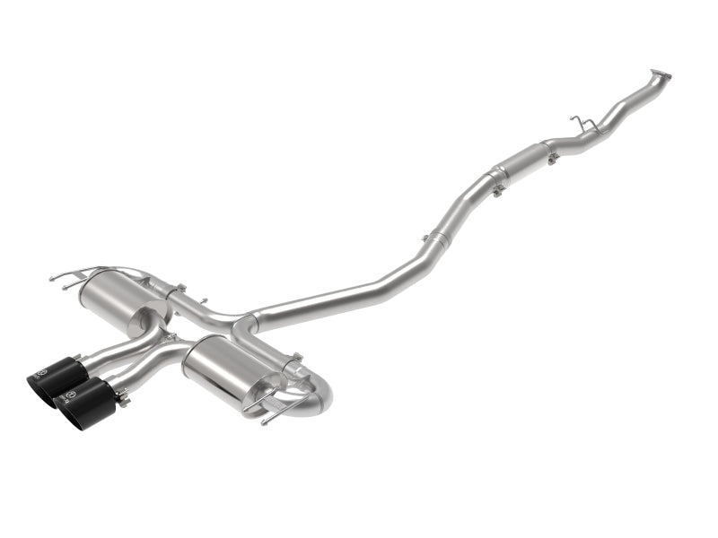 aFe Takeda 3in 304 SS Cat-Back Exhaust System w/Black Tips 17-20 Honda Civic Sport L4-1.5L (t) Catback aFe