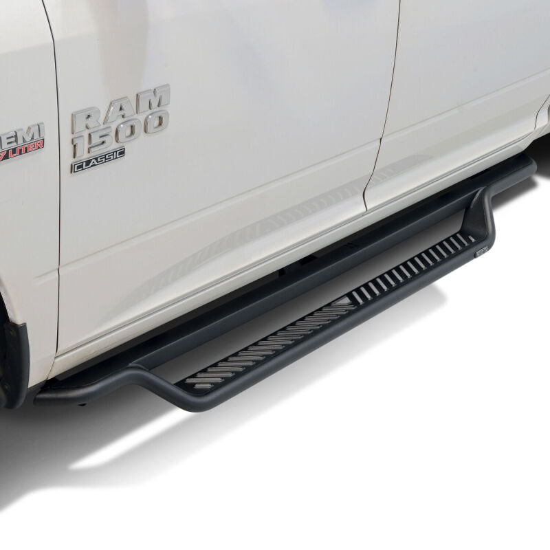Westin 09-18 RAM 1500 CC / 10-24 RAM 2500/3500 CC Outlaw Drop Running Boards - Tex. Blk Running Boards Westin