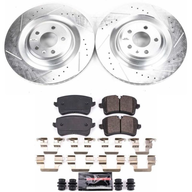 Power Stop 16-18 Audi A7 Quattro Rear Z23 Evolution Sport Brake Kit Brake Kits - Performance D&S PowerStop