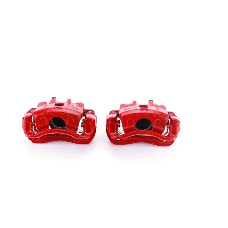Power Stop 10-13 Kia Soul Front Red Calipers w/Brackets - Pair Brake Calipers - Perf PowerStop