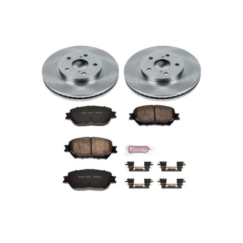 Power Stop 2002 Toyota Camry Front Autospecialty Brake Kit Brake Kits - OE PowerStop