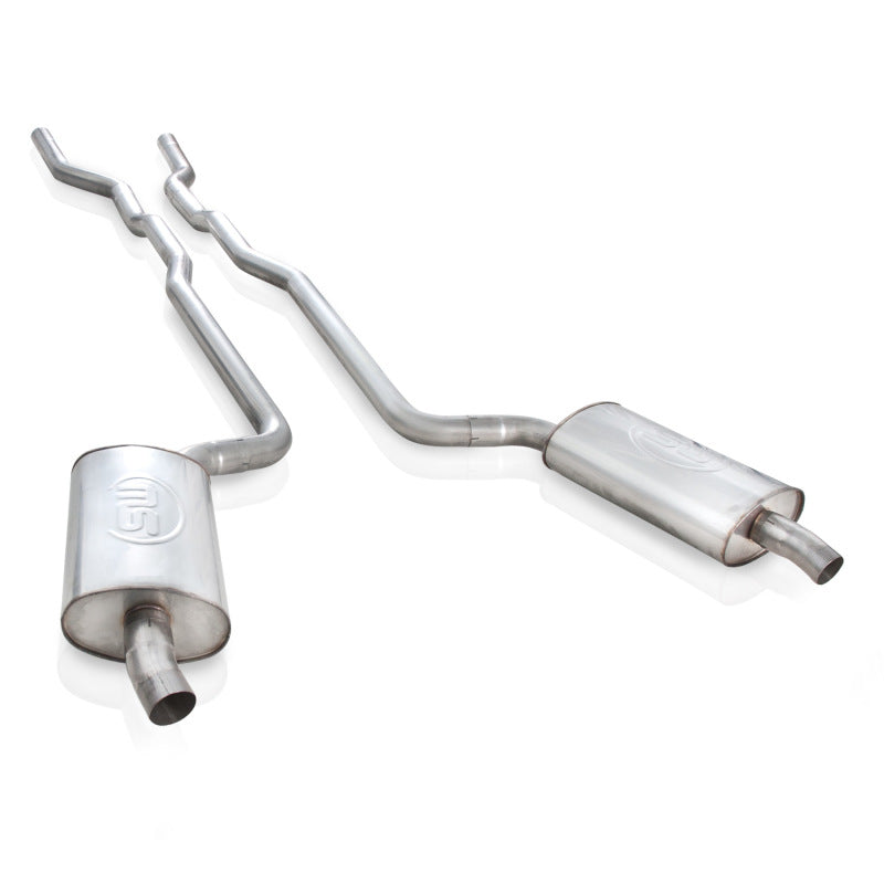 Stainless Works 1973-82 Corvette Exhaust 2-1/2in Factory Style Mufflers 2-1/2in Turndowns Catback Stainless Works