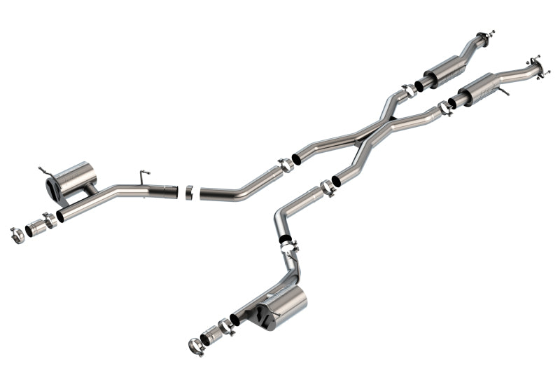 Borla 2021+ Dodge Durango SRT Hellcat 6.2L V8 AWD S-Type Cat-Back Exhaust System - Factory Tips Catback Borla