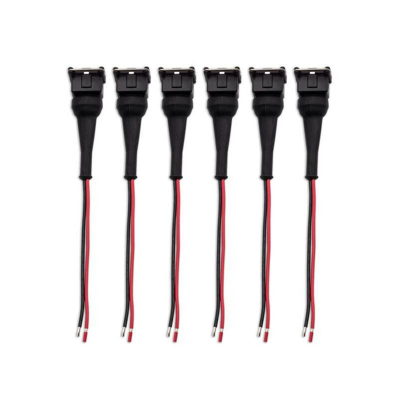BLOX Racing Injector Pigtail Ev1 Female - Set Of 6 Fuel Injector Connectors BLOX Racing