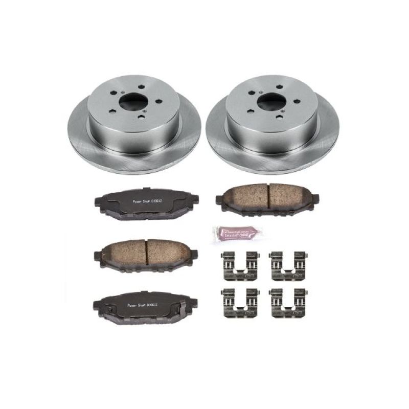 Power Stop 05-09 Subaru Legacy Rear Autospecialty Brake Kit Brake Kits - OE PowerStop