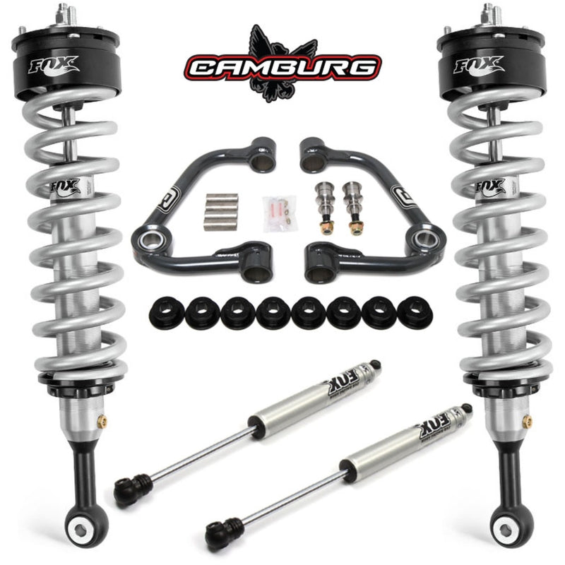 Camburg 21-24 Ford F150 (Excl. Raptor) Performance Lift Kit w/ Fox 2.0 Coilovers Suspension Arms & Components Camburg
