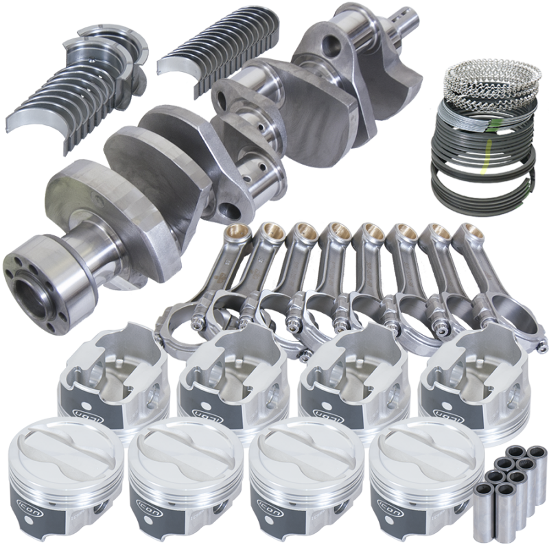 Eagle Chevy LT1350 1Pc 3.750in Crank 5.700in I-Beam Rods -18cc 4.030in Pistons Rotating Assembly Rotating Assemblies Eagle