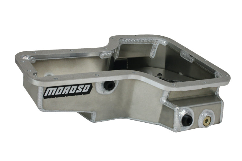 Moroso Lotus/Toyota 1ZZ/2ZZ Road Race Baffled Wet Sump 6qt Stock Depth Aluminum Oil Pan Oil Pans Moroso