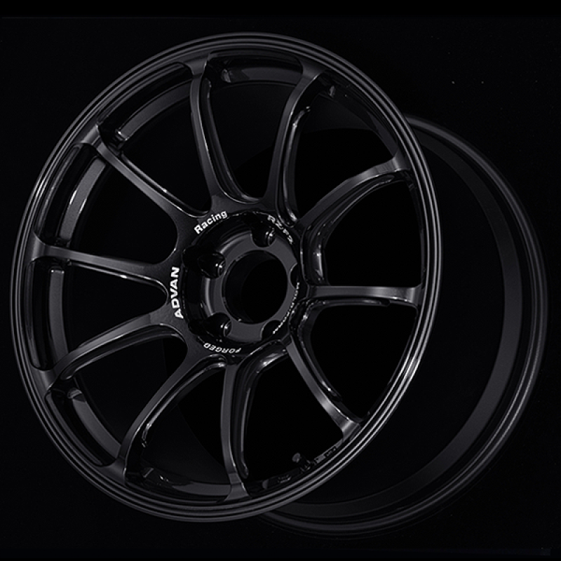 Advan RZ-F2 18x9.5 +12 5x114.3 Racing Titanium Black Wheel Wheels - Forged Advan