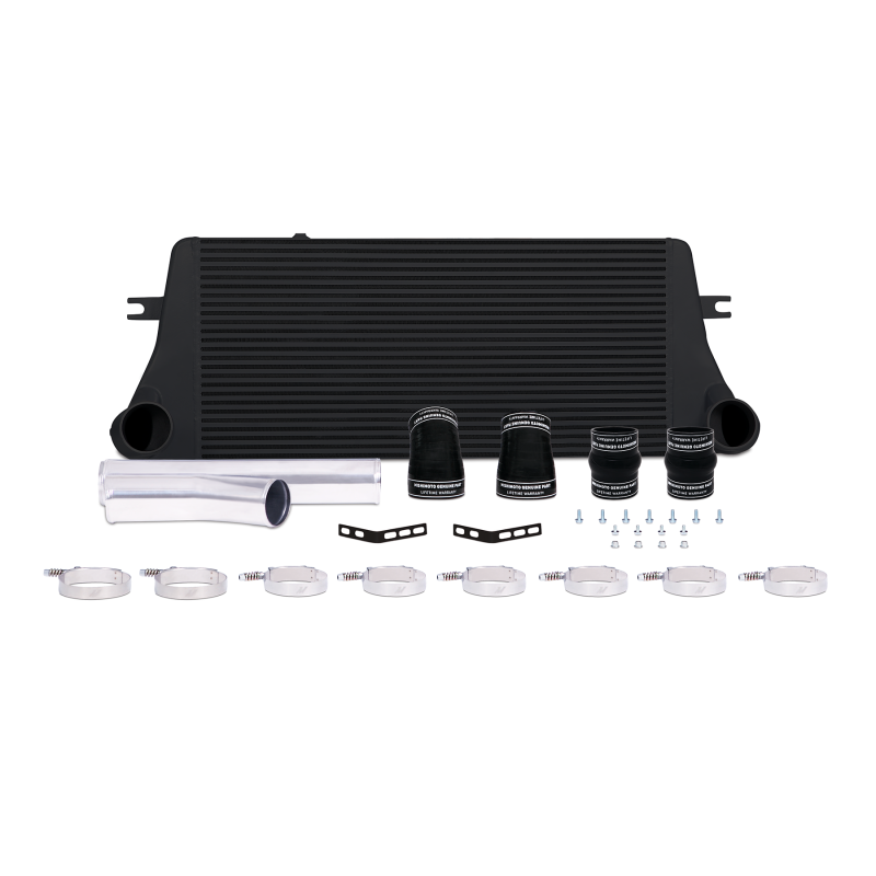 Mishimoto 94-02 Dodge Ram 2500 5.9L Cummins Intercooler Kit w/ Pipes (Black) Intercooler Kits Mishimoto