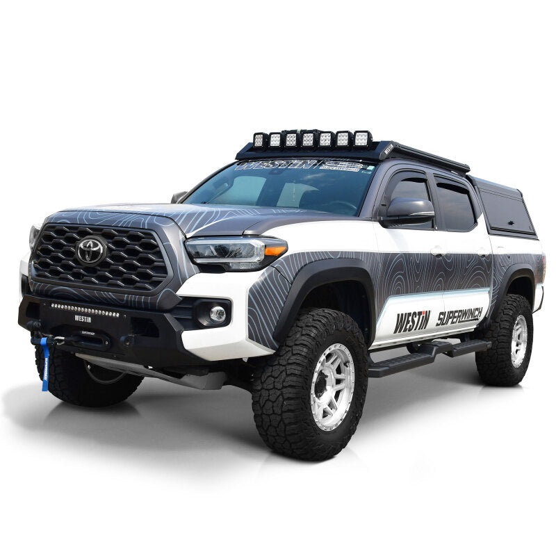 Westin 05-23 Toyota Tacoma DC HDX Running Boards - Tex. Blk Running Boards Westin