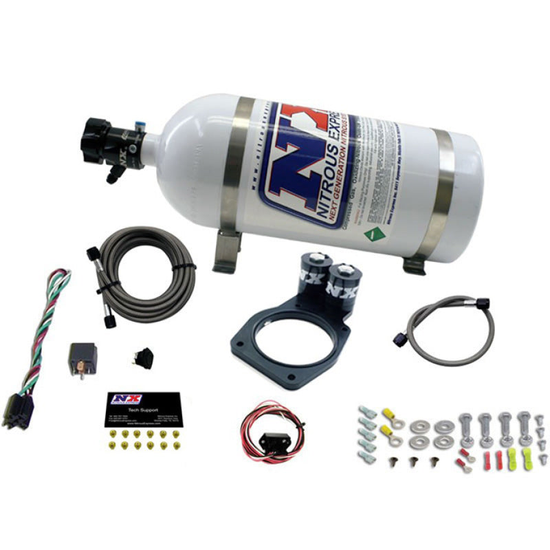 Nitrous Express 10-15 Chevrolet Camaro Nitrous Plate Kit (50-150HP) w/10lb Bottle Nitrous Systems Nitrous Express