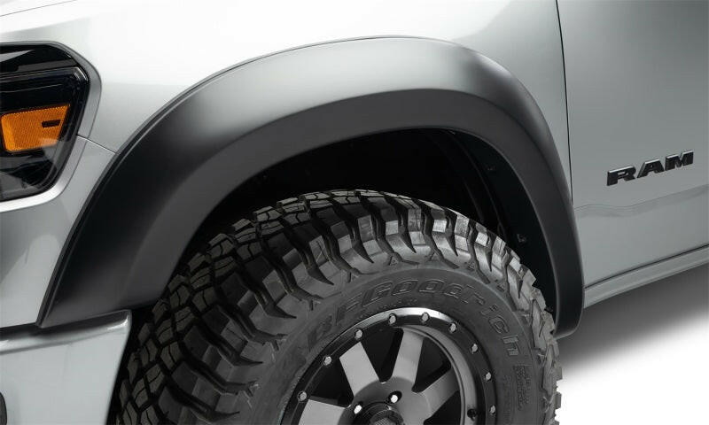 Bushwacker 19-22 Ram 1500 (Excl. Rebel/TRX) 67.4 & 76.3in Bed Extend-A-Fender Flares 4pc - Smth Blk Fender Flares Bushwacker