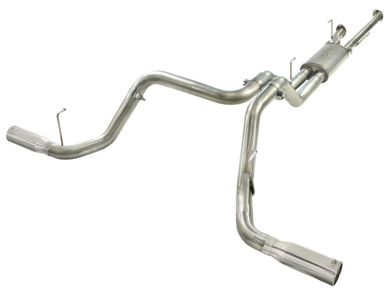 aFe MACHForce XP 2-1/2in to 3in 409 SS Cat-Back Exhaust w/ Polished Tips 10-17 Toyota Tundra V8 5.7L Catback aFe