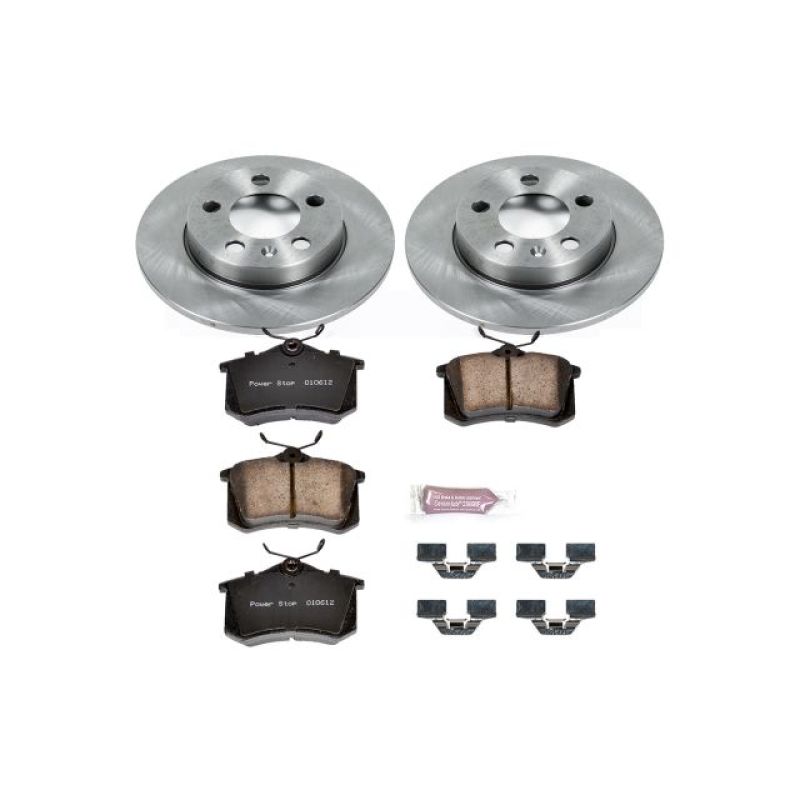 Power Stop 00-06 Audi TT Quattro Rear Autospecialty Brake Kit Brake Kits - OE PowerStop