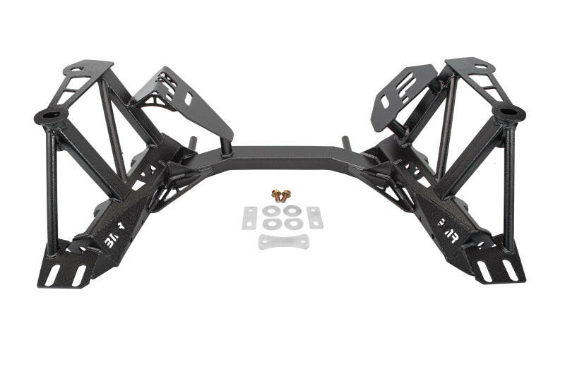 BMR 79-95 Ford Mustang K-Member Premium Version w/o Spring Perches - Black Hammertone Crossmembers BMR Suspension