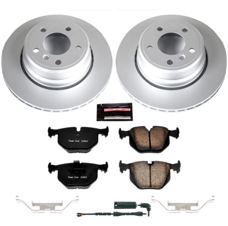Power Stop 02-06 BMW X5 Rear Z23 Evolution Sport Coated Brake Kit Brake Kits - Performance D&S PowerStop