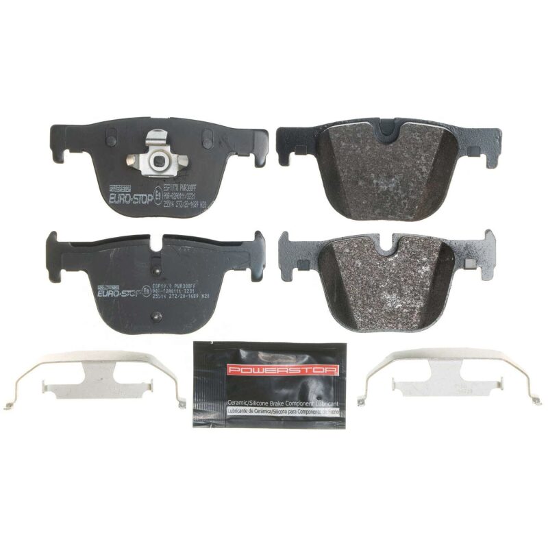 Power Stop 13-15 BMW ActiveHybrid 3 Euro-Stop ECE-R90 Rear Brake Pads Brake Pads - OE PowerStop