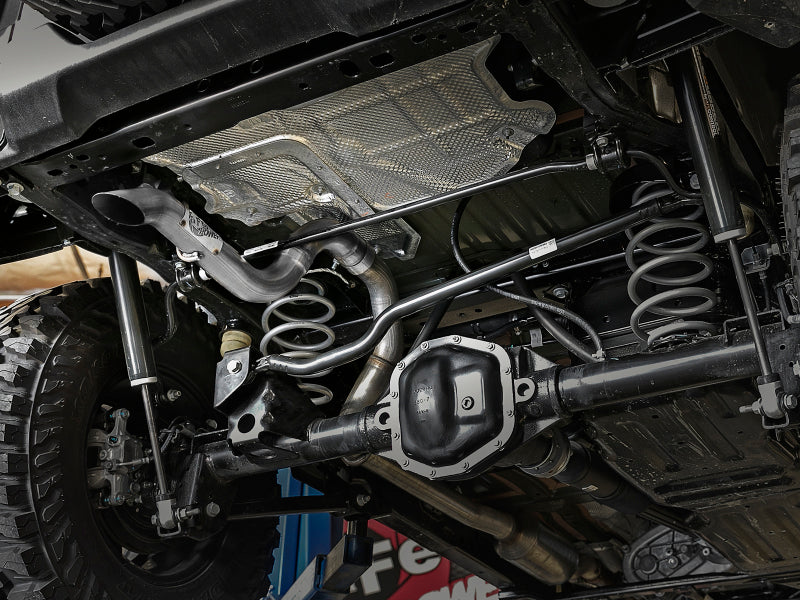 aFe MACH Force-Xp Axle-Back Exhaust System w/No Tip 18-20 Jeep Wrangler L4-2.0T / V6-3.6L Axle Back aFe