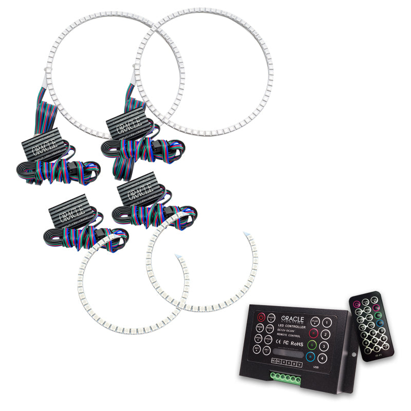 Oracle Dodge Durango 11-13 Halo Kit - ColorSHIFT w/ 2.0 Controller Headlights ORACLE Lighting