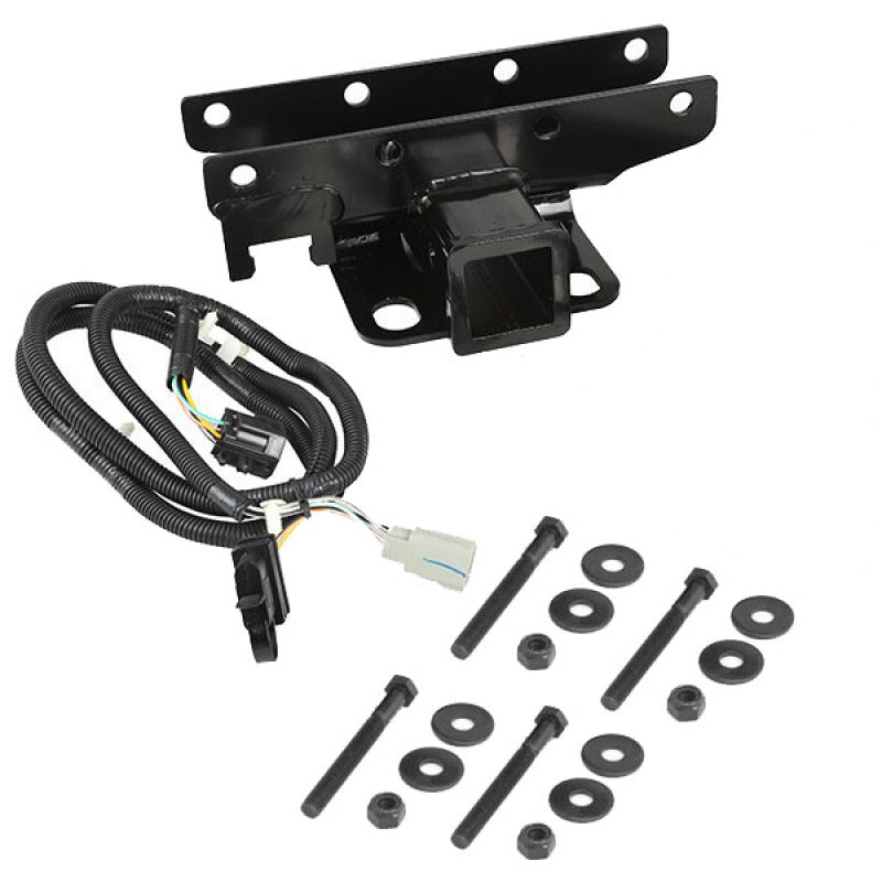 Rugged Ridge Receiver Hitch Kit w/ Wiring Harness 07-18 Jeep Wrangler JK Hitch Accessories Rugged Ridge