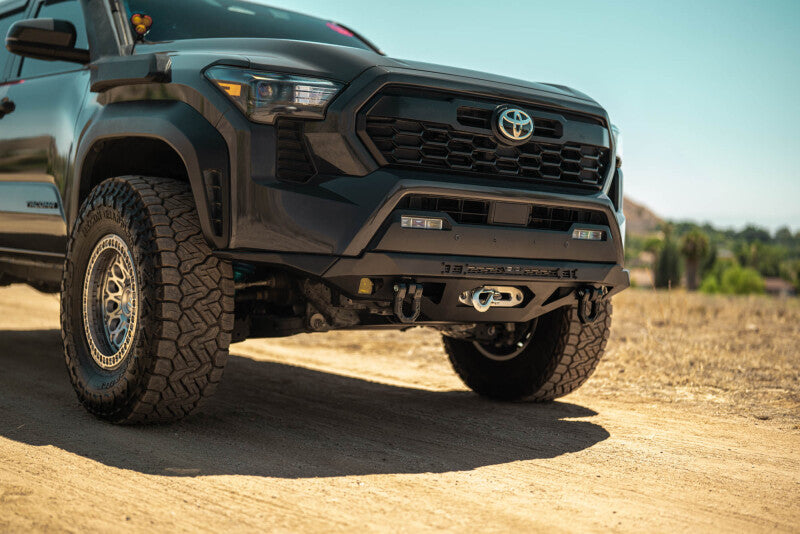 DV8 24-25 Toyota Tacoma Spec Series Front Winch Bumper - Micro-Texture Black Bumpers - Steel DV8 Offroad