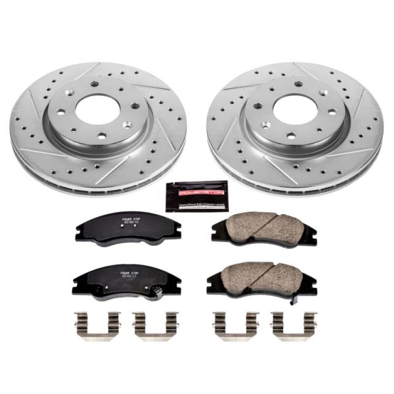 Power Stop 04-09 Kia Spectra Front Z23 Evolution Sport Brake Kit Brake Kits - Performance D&S PowerStop