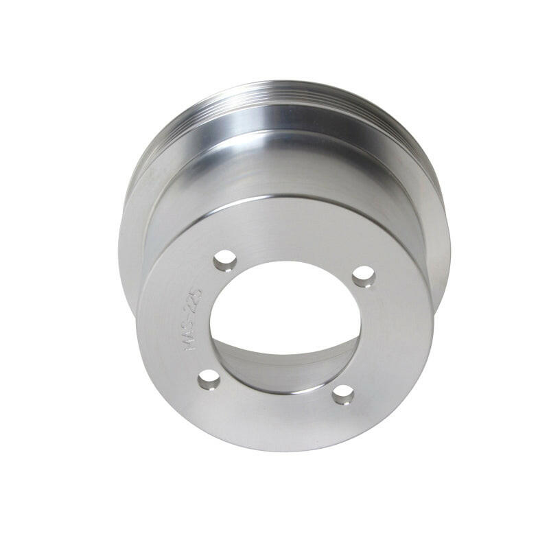 BBK 94-98 Mustang 3.8 V6 Underdrive Pulley Kit - Lightweight CNC Billet Aluminum (2pc) Pulleys - Crank, Underdrive BBK