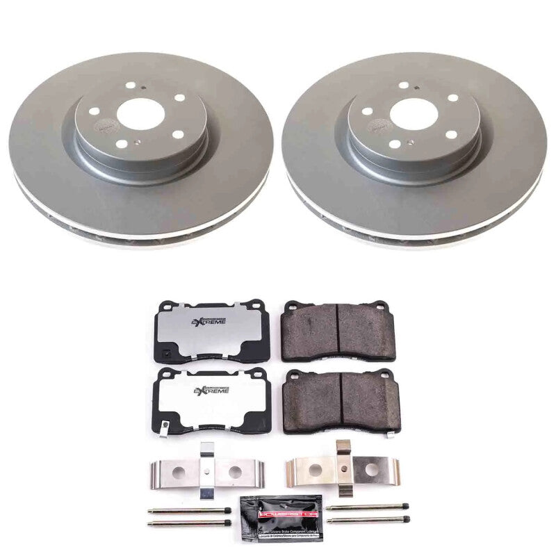 Power Stop 05-14 Subaru Impreza Front Z26 Coated Brake Kit Brake Kits - Performance D&S PowerStop