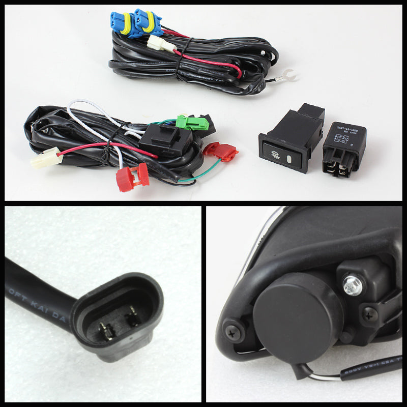 Spyder Scion TC 05-10 LED Fog Lights w/Switch Clear FL-STC06-LED Fog Lights SPYDER