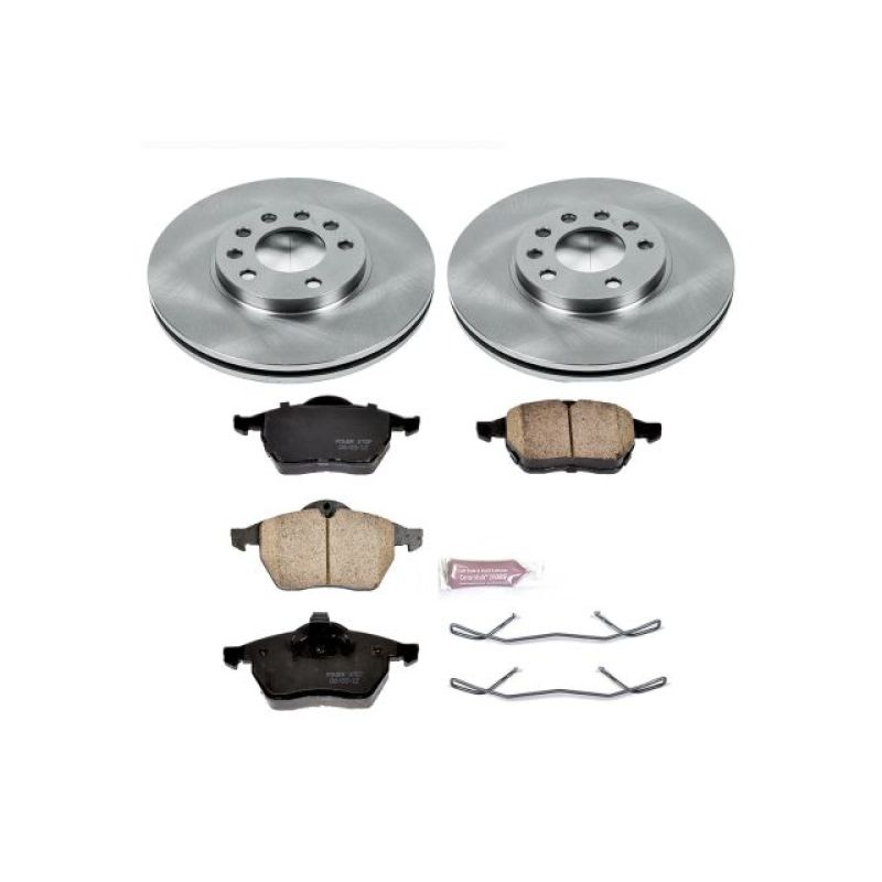 Power Stop 97-98 Saab 900 Front Autospecialty Brake Kit Brake Kits - OE PowerStop