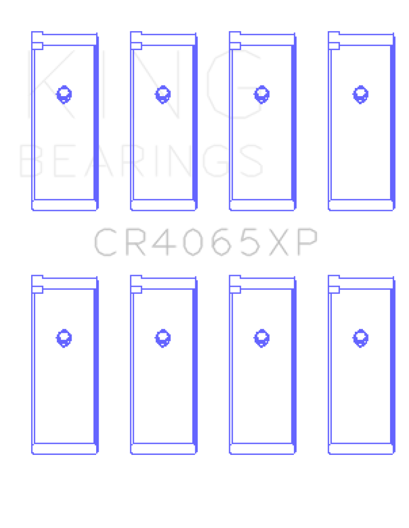 King Engine Bearings Nissan KA-24DE Performance Rod Bearing Set - Size STDX Bearings King Engine Bearings