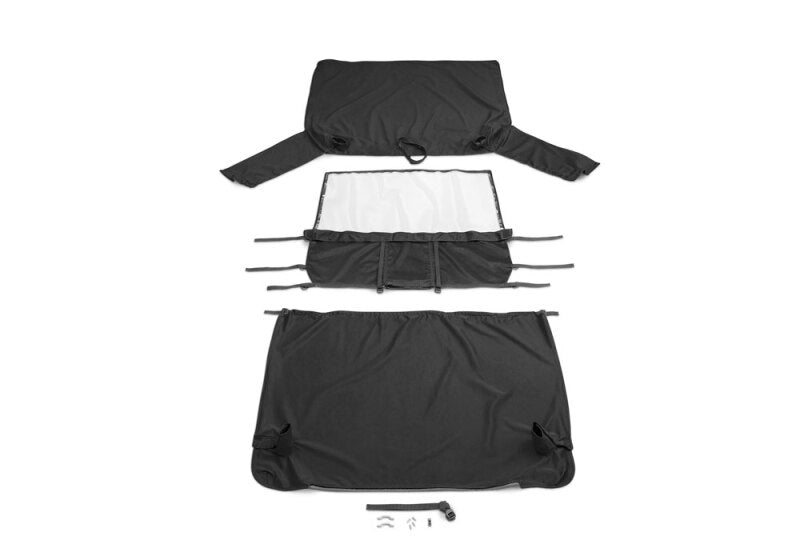 Rampage 1992-1995 Jeep Wrangler(YJ) Cab Soft Top And Tonneau Cover - Black Denim Soft Tops Rampage