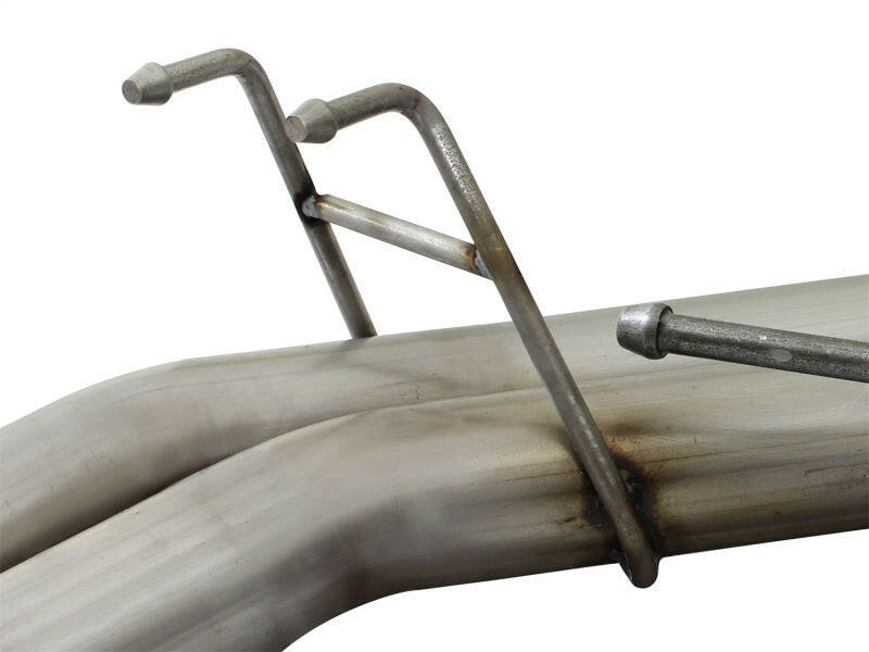 aFe Rebel Series Exhaust SS Front Side Exit CB w/ Black Tips 10-14 Ford F150 Ecoboost V8 6.2L Catback aFe