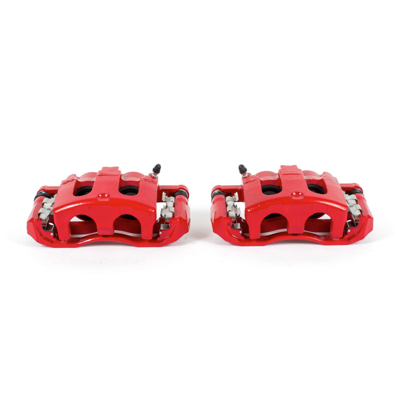 Power Stop 06-10 Ford Explorer Front Red Calipers w/Brackets - Pair Brake Calipers - Perf PowerStop