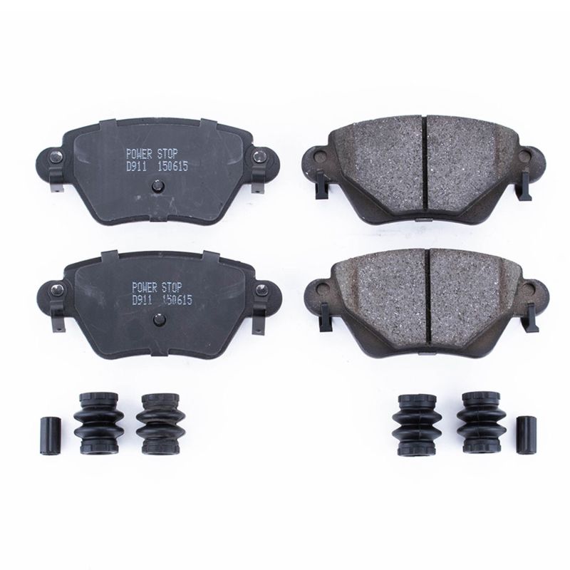 Power Stop 02-05 Jaguar X-Type Rear Z17 Evolution Ceramic Brake Pads w/Hardware Brake Pads - OE PowerStop