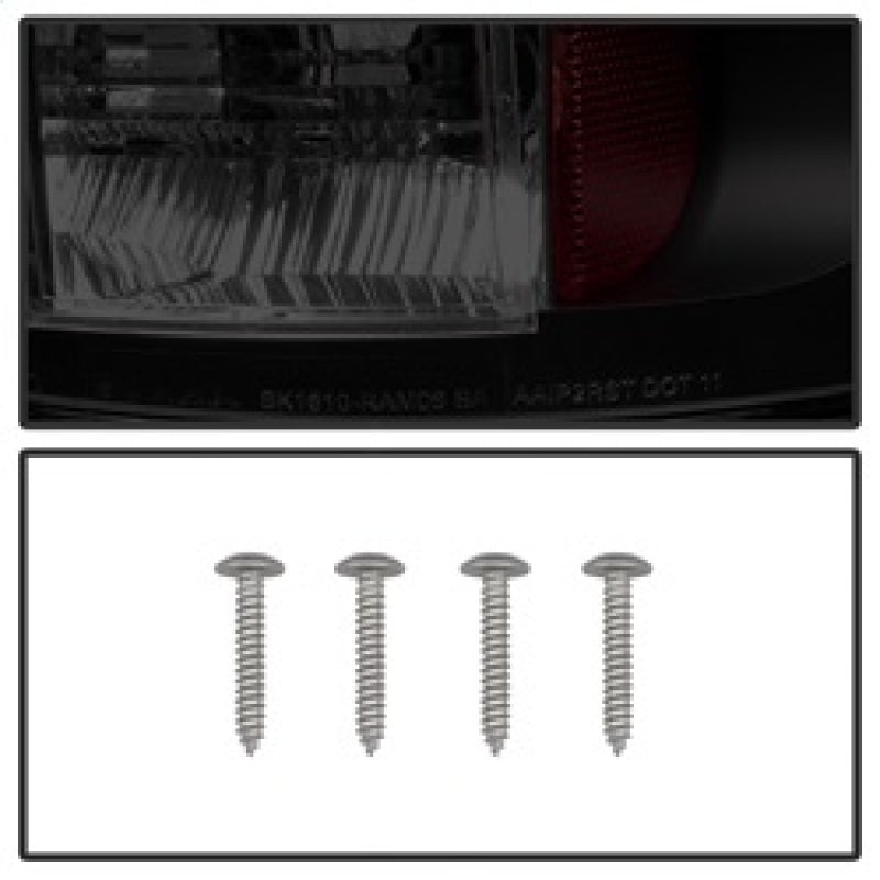 Spyder Dodge Ram 02-06 1500/Ram 2500/3500 03-06 LED Tail Light Black Smoke ALT-YD-DRAM02-LED-BSM Tail Lights SPYDER